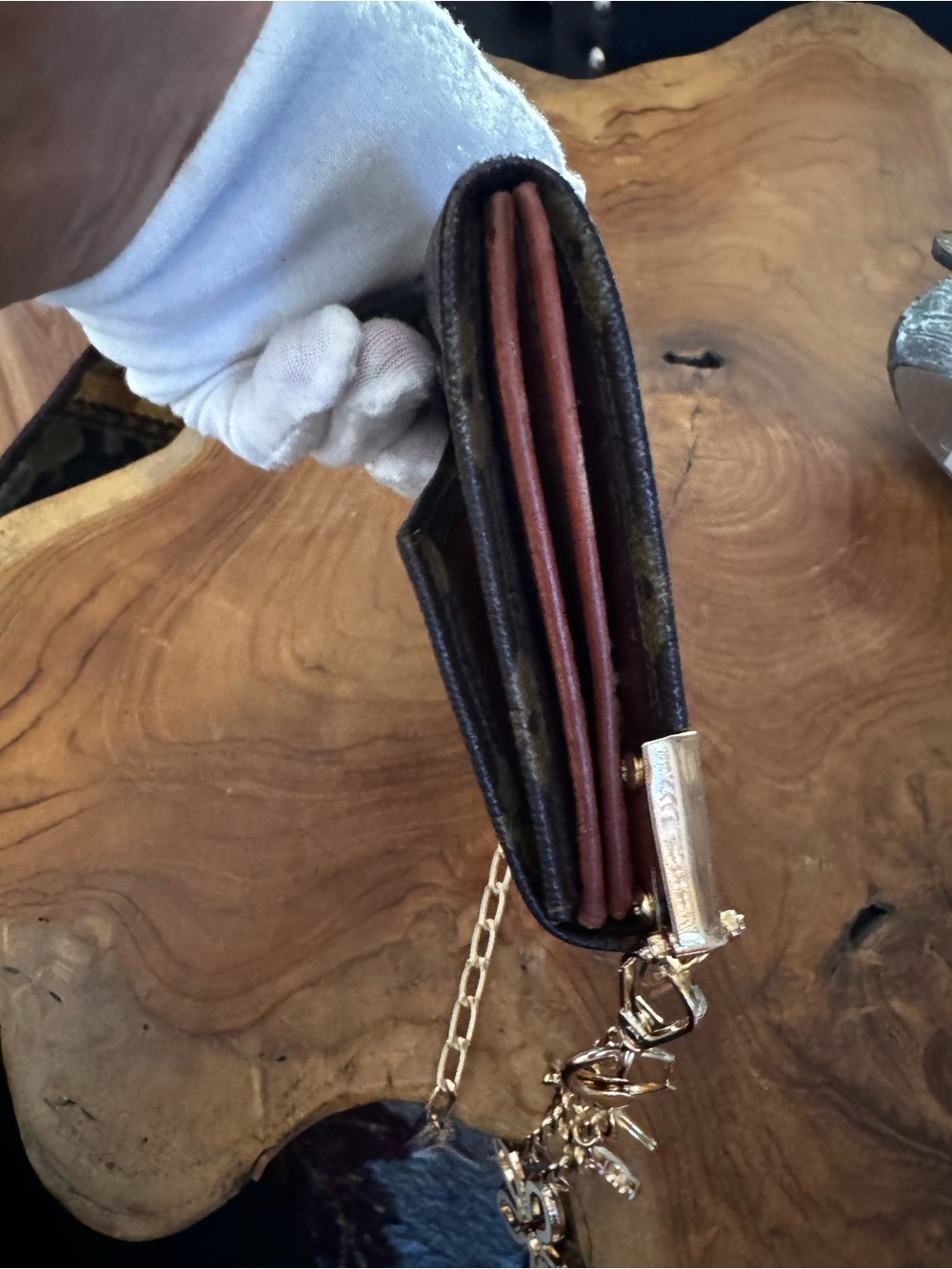 Just in 🔥 Vintage Louis Vuitton Monogram Bifold Long Wallet Brown/converted - Picture 7 of 15
